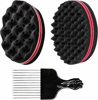 Éponge coiffante afro cheveux