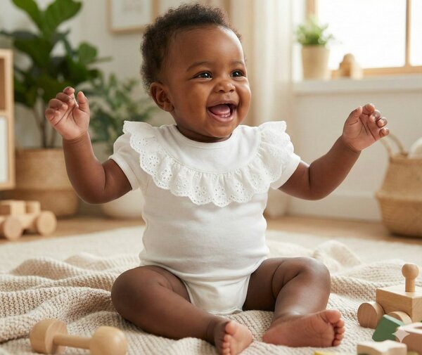 Body Bébé Mignon Volanté