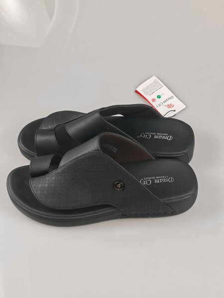 Sandales Confort Noires Homme