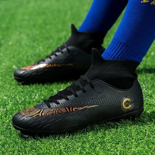 Football Shoes Football Sneakers Soccer Boots - Black
