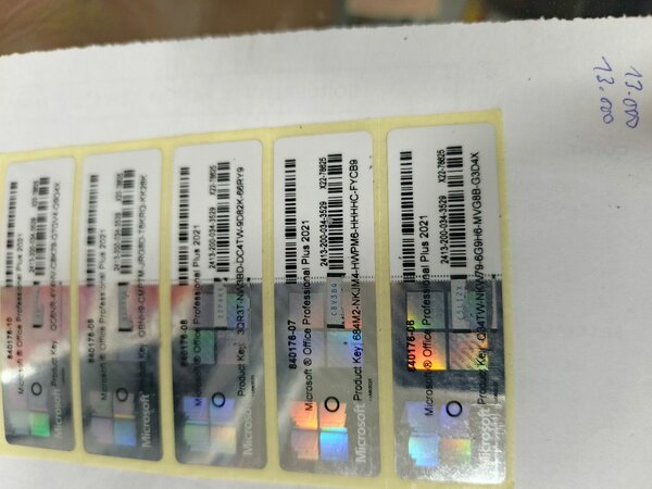 Stickers Microsoft Office 2021