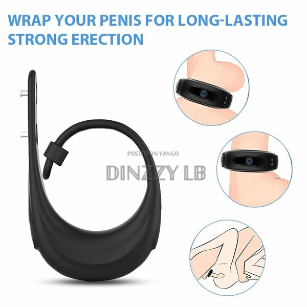 Adjustable Vibrating Cock Ring