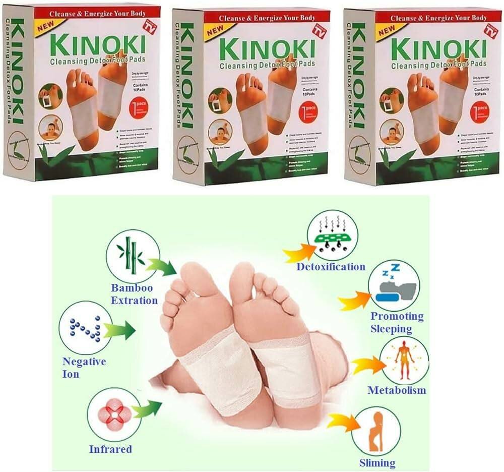 Kinoki foot detox and cleansing patches