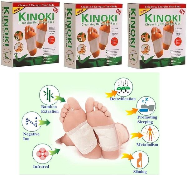 Kinoki foot detox and cleansing patches