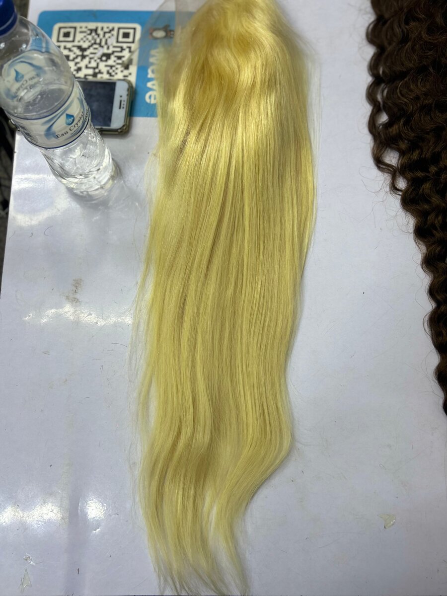Perruque Blonde Naturelle Lisse