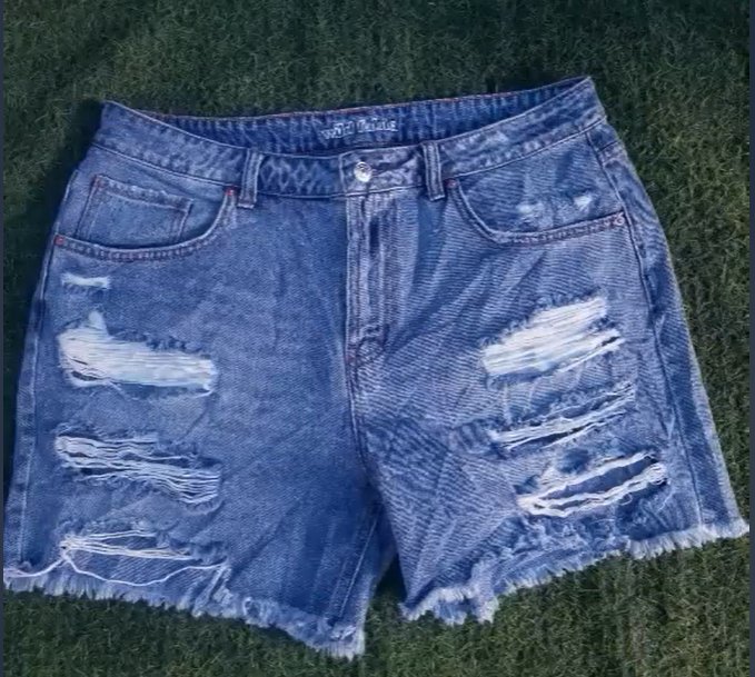 Women's denim shorts