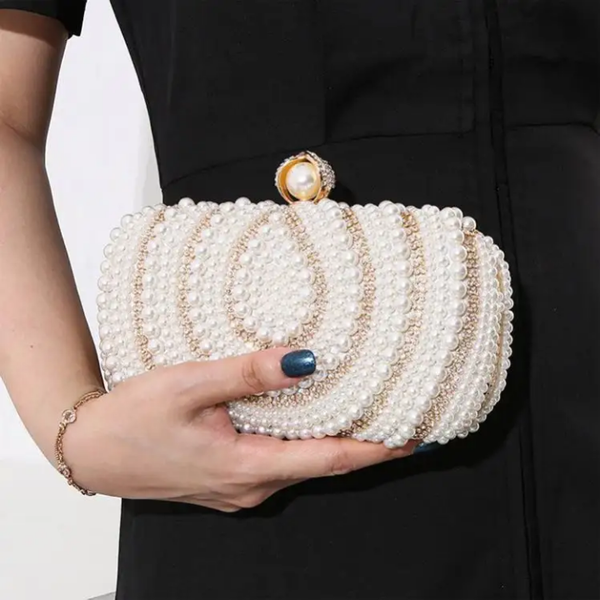 Élégant Pochette Perles