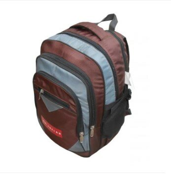 School Bag X Large - Brown & Gray