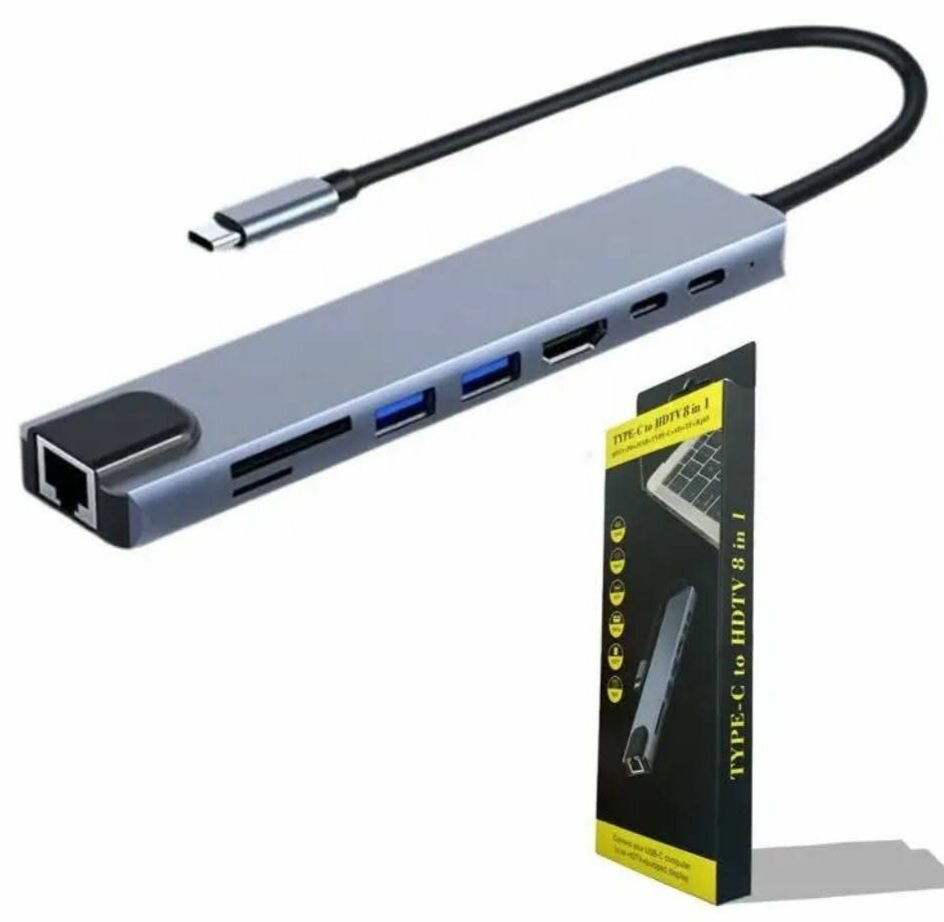 Adaptateur USB-C 8-en-1