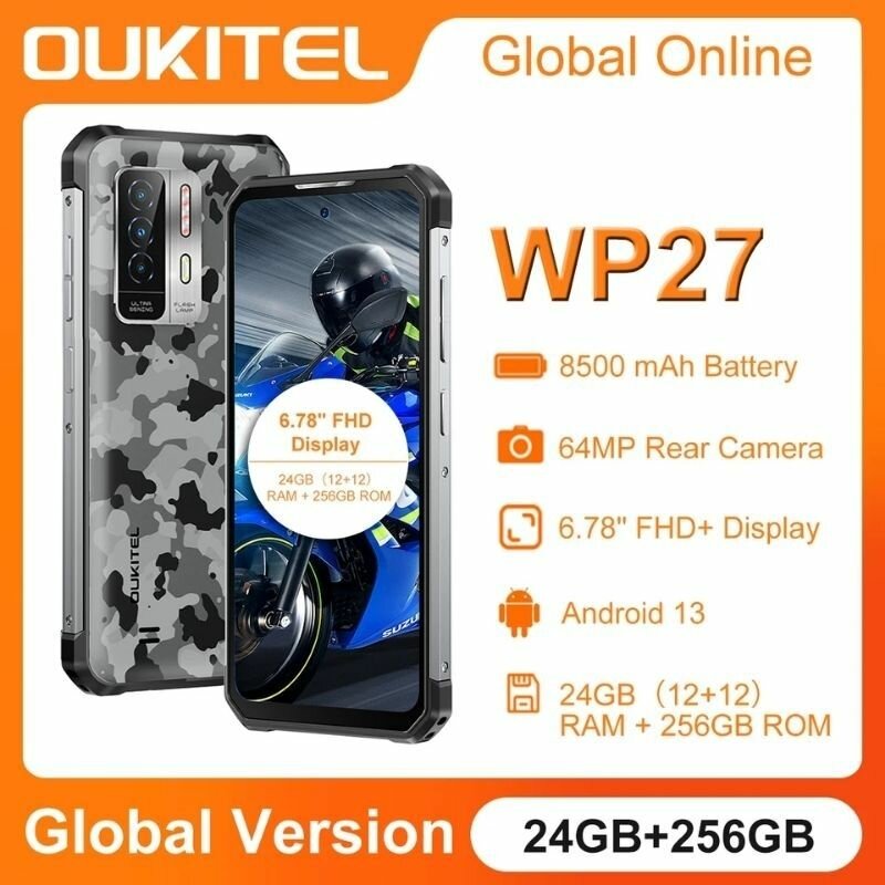 Oukitel Wp27 24/256 Rugged pho