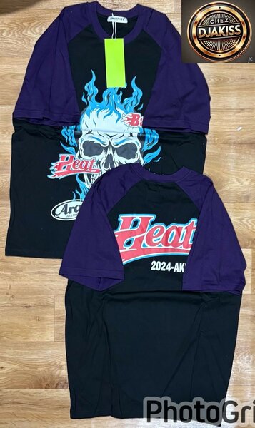 T-shirt graphique avec manches raglan