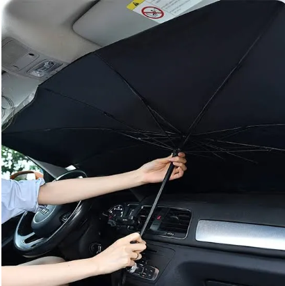 Car Sunshade Umbrella Windshield Folding Front Parasol Umbrella Type Sun Shade for Car Window Summer Sun Protection Accessories