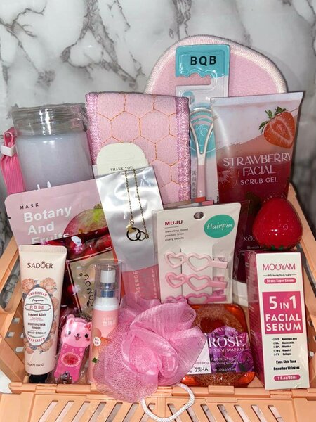 Coffret Soin Beauté rose