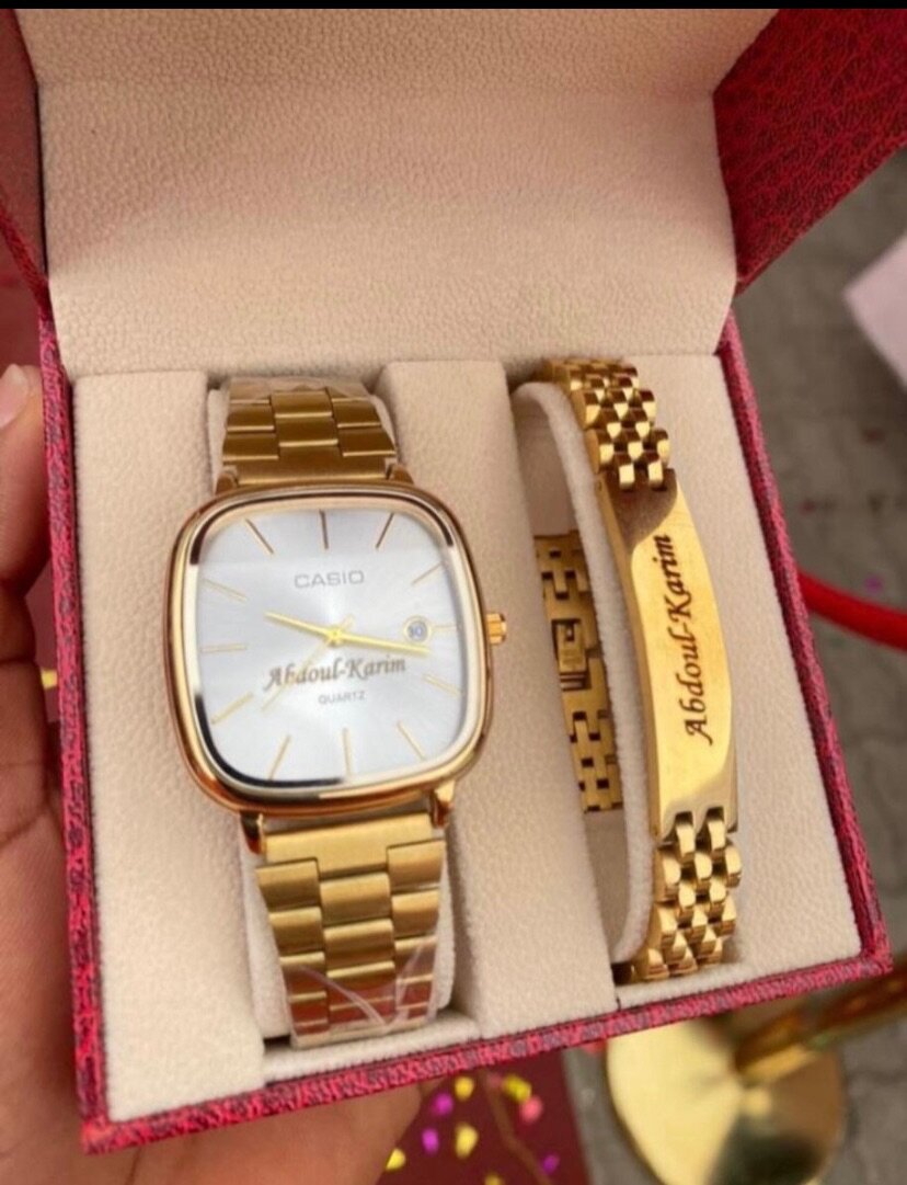 Montre et bracelet personnalisée