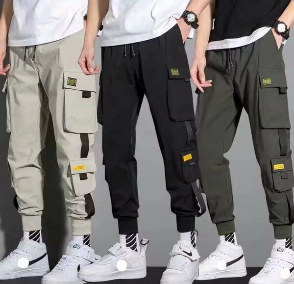 Pantalons cargo décontractés hommes