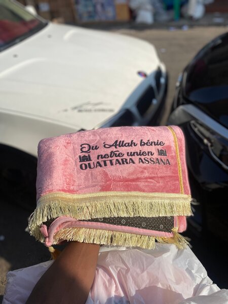 Couvertures en velours personnalisées