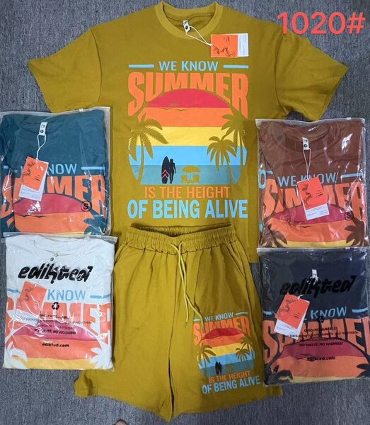 Ensemble d'été imprimé