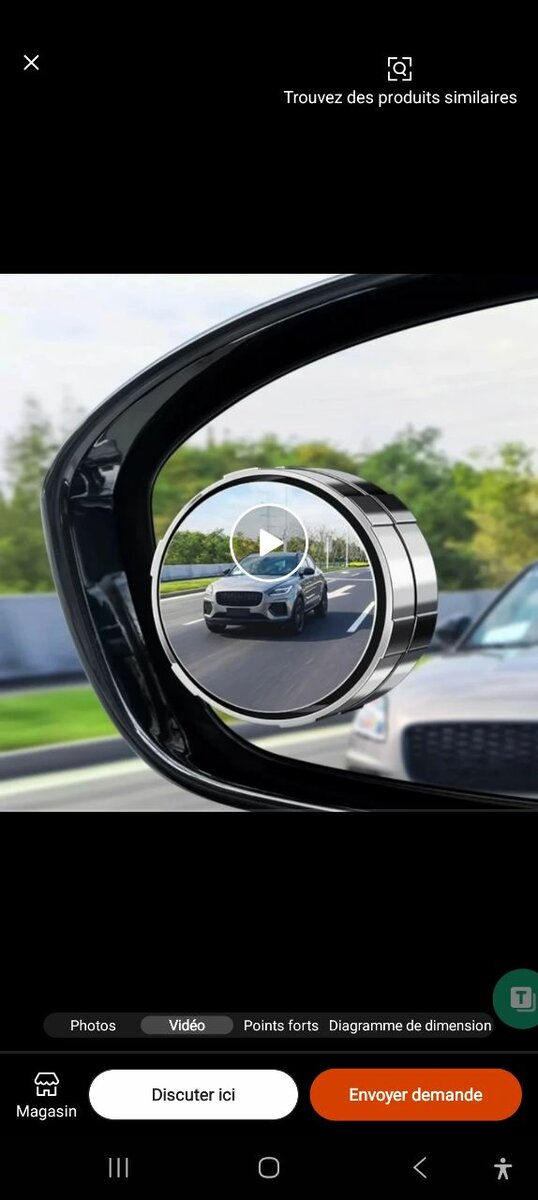 Rétroviseur d'angle mort