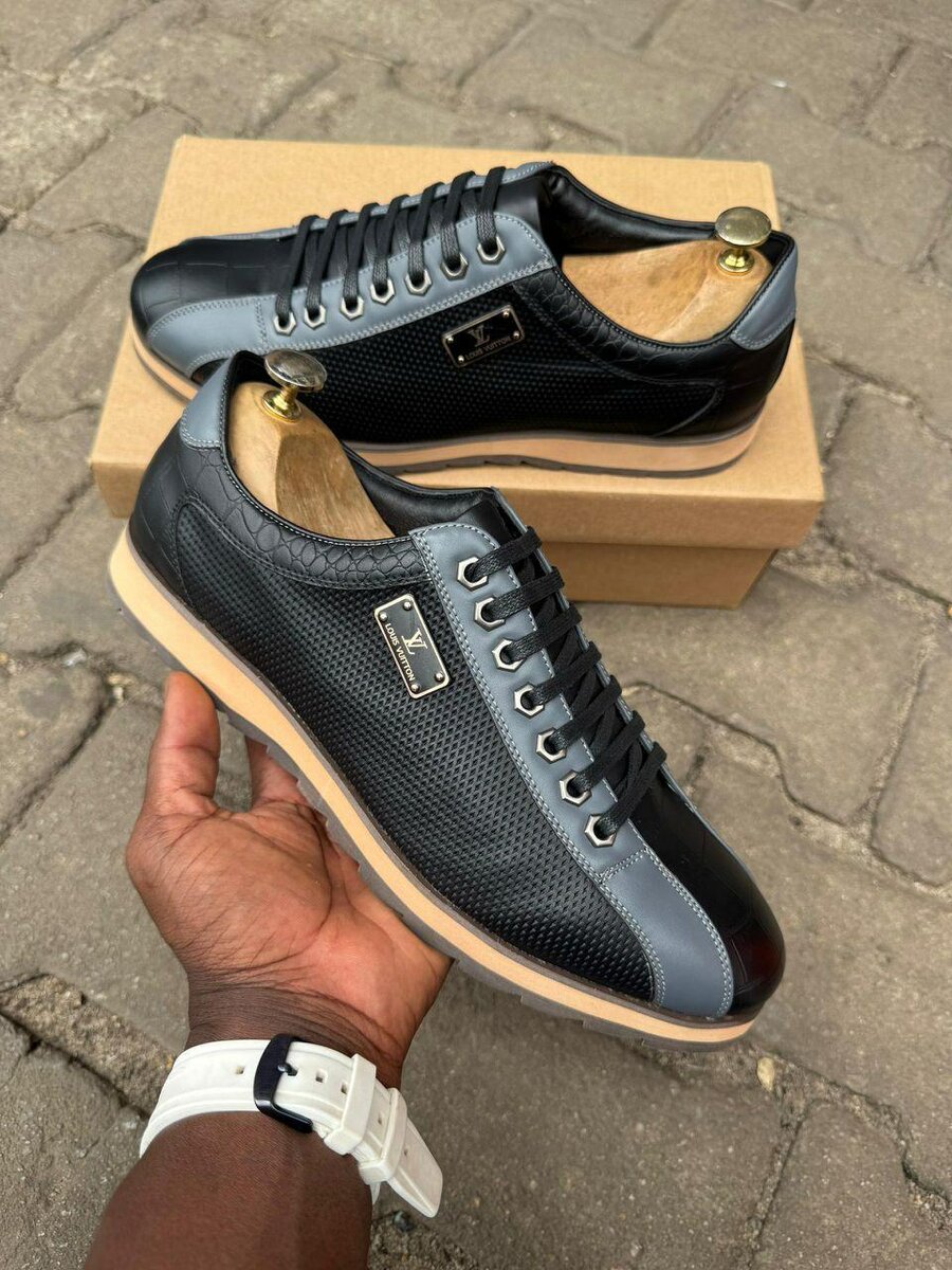 Chaussures décontractées en cuir élégant