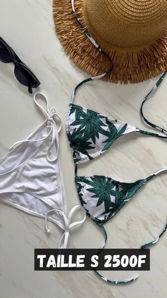 Bikini élégant imprimé