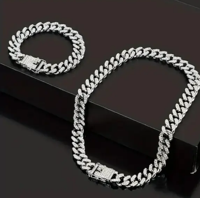 Karen aujla chain and bracelet