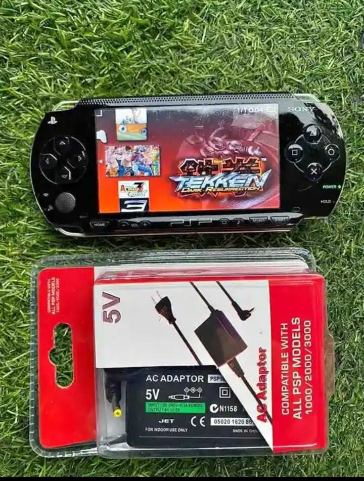 Console PSP avec adaptateur