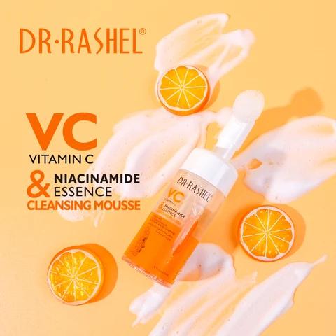 Rashel vitamine C Niacinamide démaquillant doux mousse netto