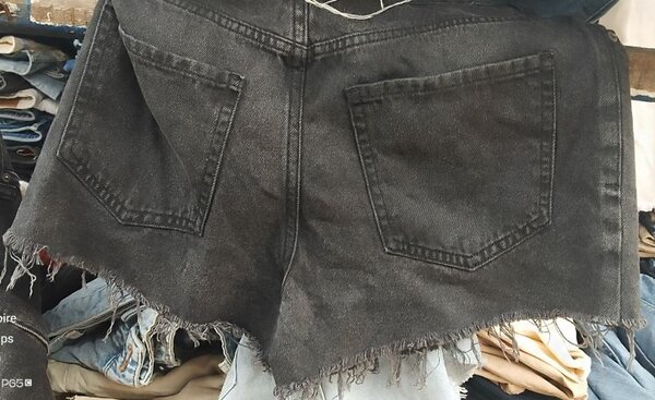 Shorts en denim noirs tendance