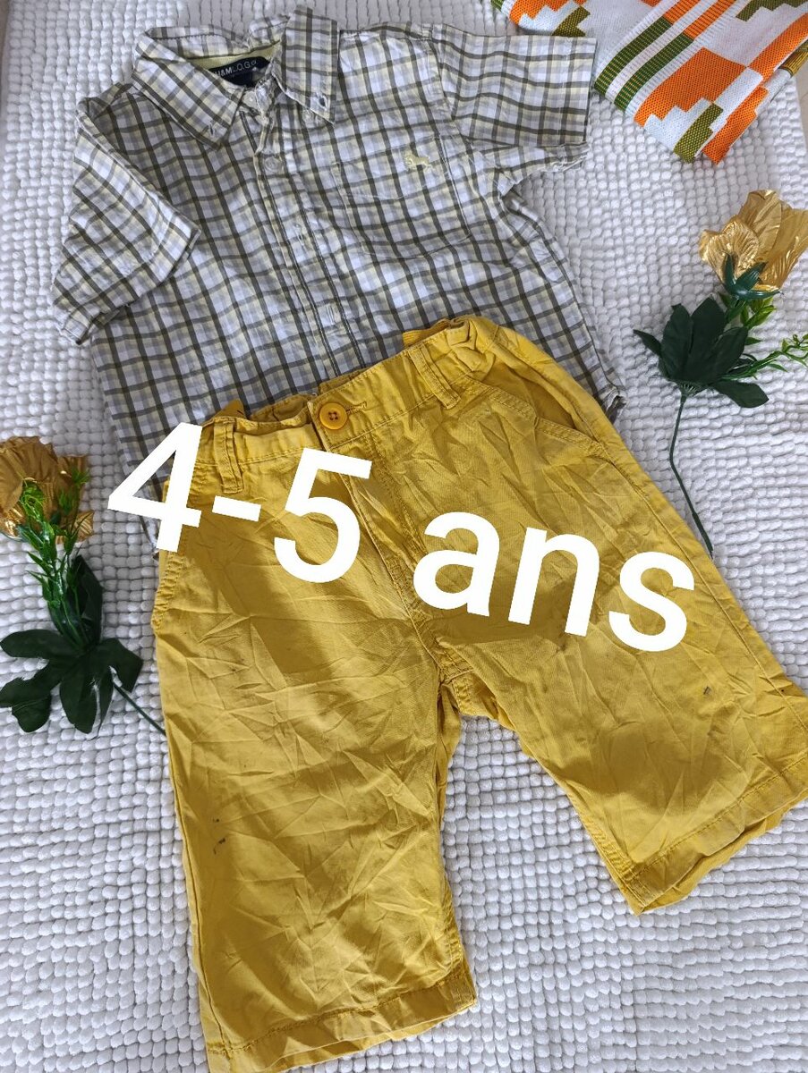 Vêtements friperie enfants gar