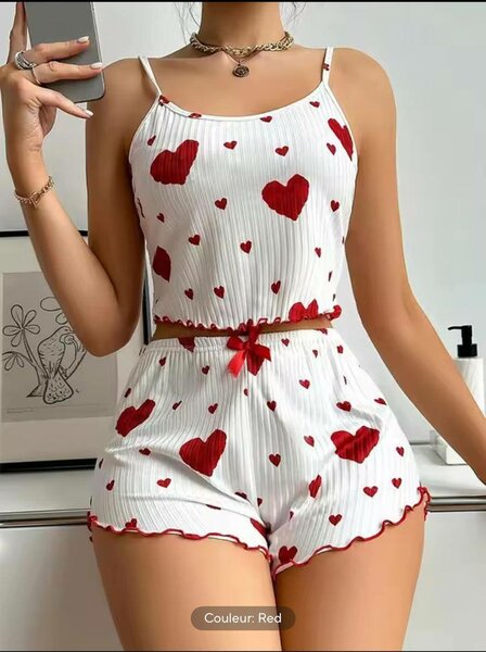 Pyjama Femme à Cœur Confort