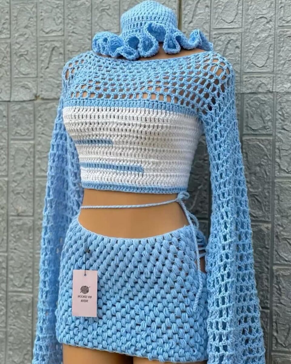 Robe Tricotée Bohème