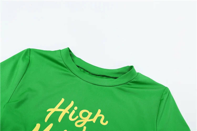 Ensemble Vert Style Décontracté