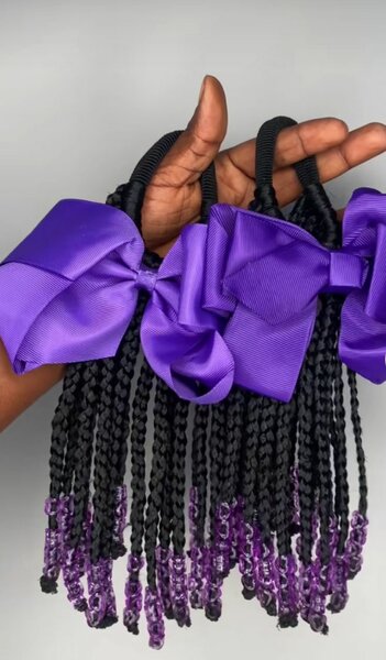 Extensions Tressées avec Perles