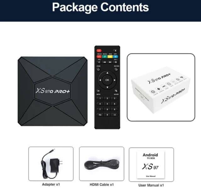 Boîtier TV Android XS97 Pro+