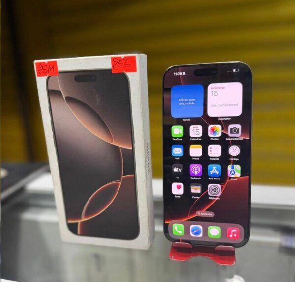 iPhone 16 Pro 256Go Blanc