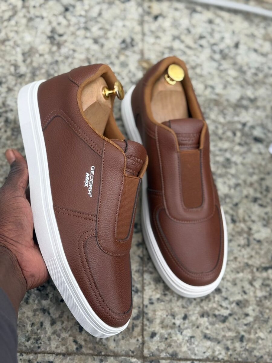 Chaussures décontractées en cuir