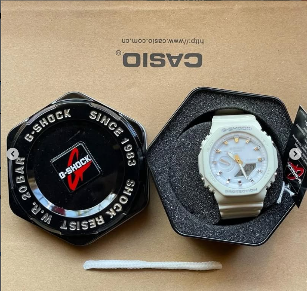 White Watch Casio G Shock