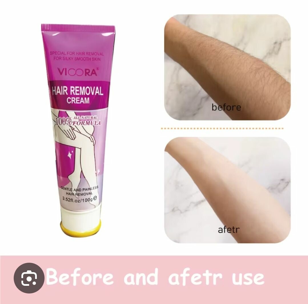 Crème Dépilatoire Douce Vicora
