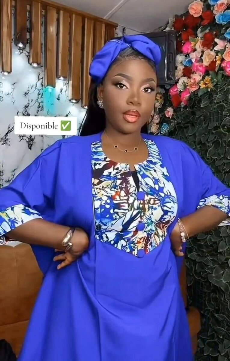 Robe élégante en wax