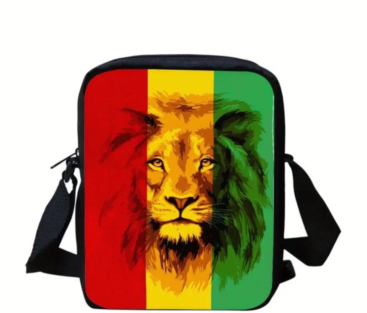 Sac Bandoulière Lion Rasta
