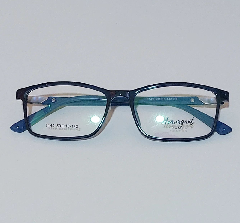 Optical frame blue