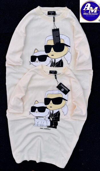 Tee-shirt élégant à motif chat