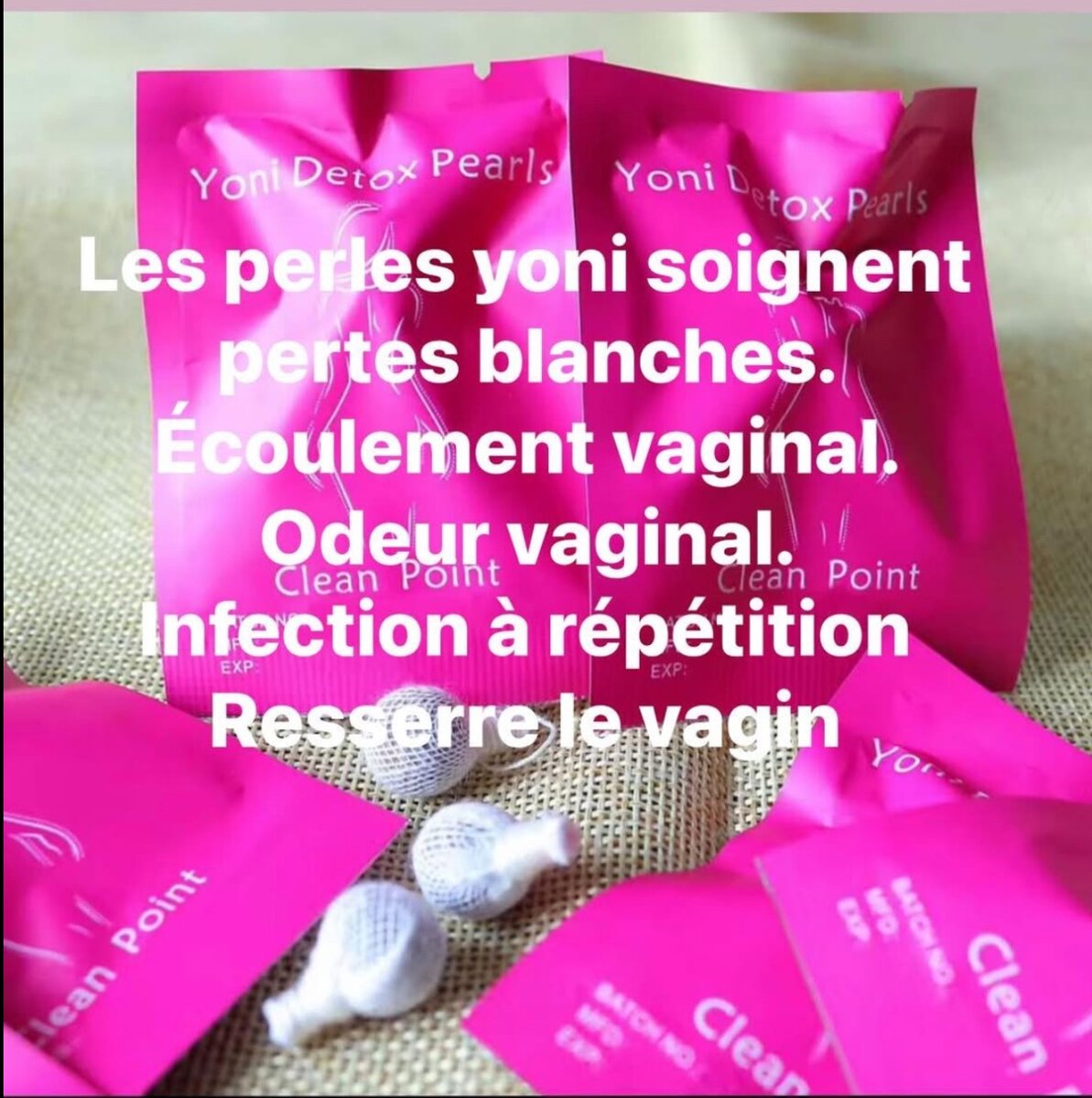 Perles Détox Yoni Nature