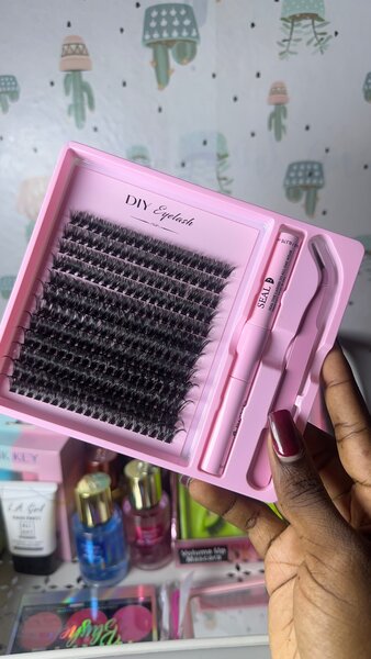 Ensemble d'extensions cils DIY