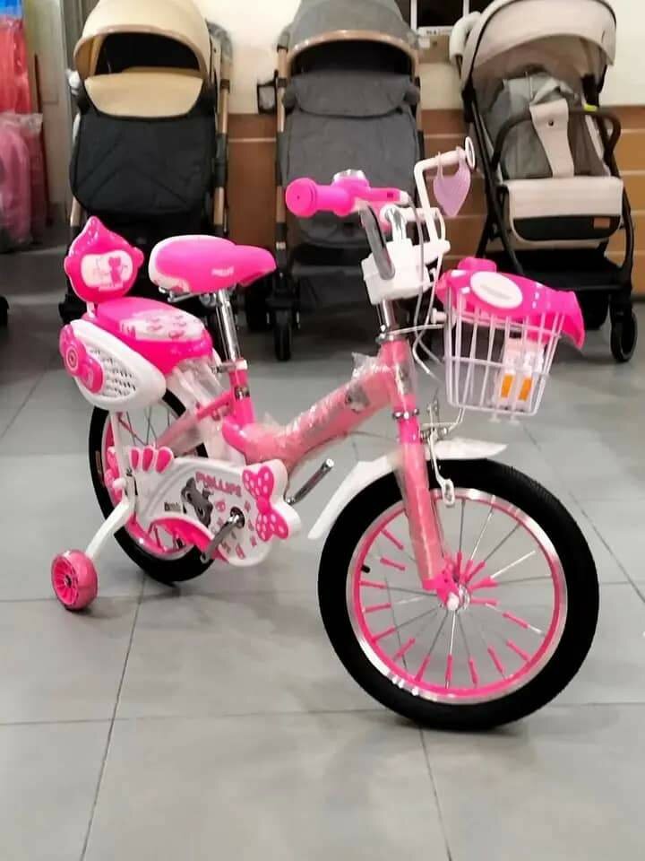 Vélo enfant rose 16 pouces