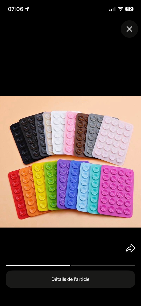 Patch antidérapant pour téléphone