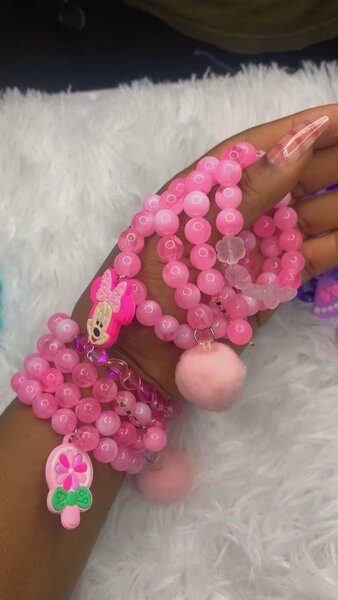 Bracelets perlés colorés