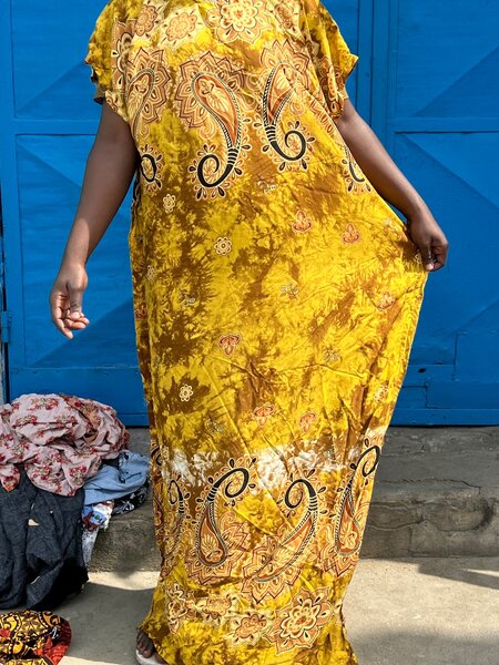 Robe longue bohème imprimée