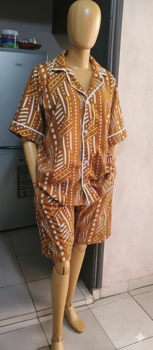 Pyjama africain en coton