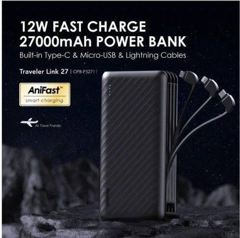 oraimo Traveler Link 27 27000mAh 12W Power Bank